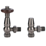 Traditional Thermostatic Radiator Valves Black Nickel