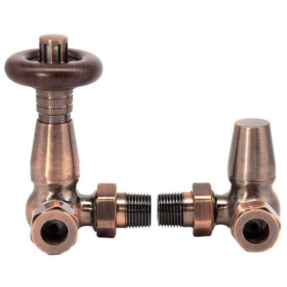 Traditional Corner TRV Twin Pack Antique Copper