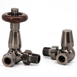 Traditional Corner TRV Twin Pack Black Nickel