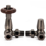 Traditional Corner TRV Twin Pack Black Nickel
