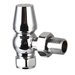 Traditional Lockshield Valve Chrome Plated
