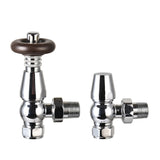 Traditional TRV Twin Pack Chrome Plated