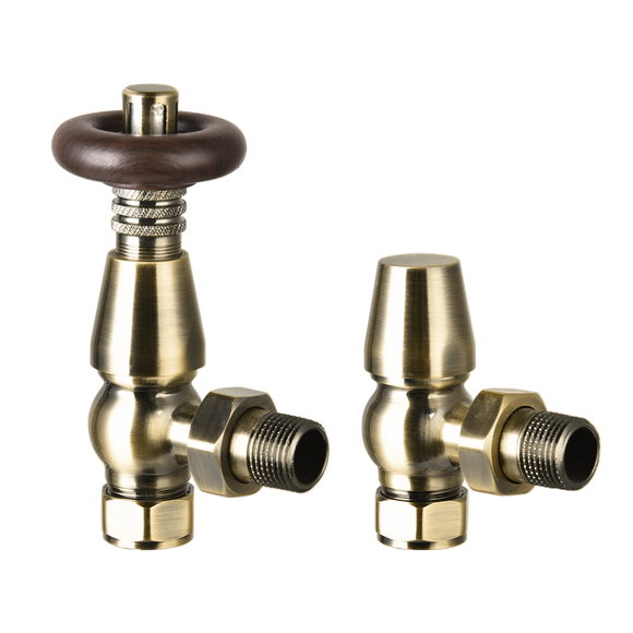 Traditional TRV Twin Pack Antique Brass
