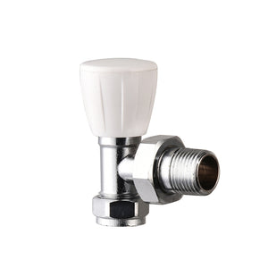 15mm Angled Manual Radiator Valve