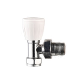 15mm Angled Manual Radiator Valve